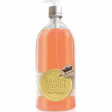 Les Petits Bains de Provence Savon Liquide de Marseille Fleur d'Oranger 1l