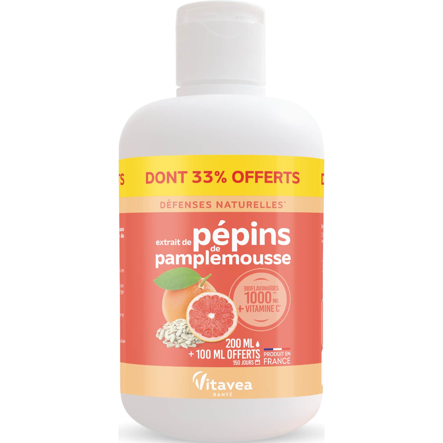 Vitavea Extrait pépins de pamplemousse 300 ml complément alimentaire /U65 - Image 3