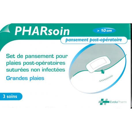 Evolupharm Pharsoin Set Pansement Post-Op TG 3uts