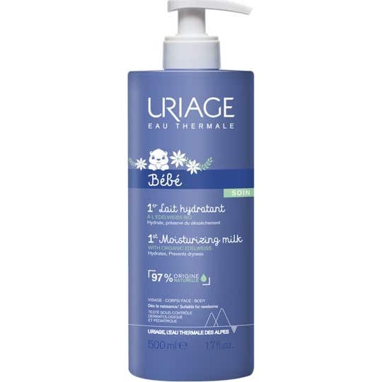 Uriage Bebe 1Er, Lait Hydratant Pour Enfants, 500 Ml - Image 3
