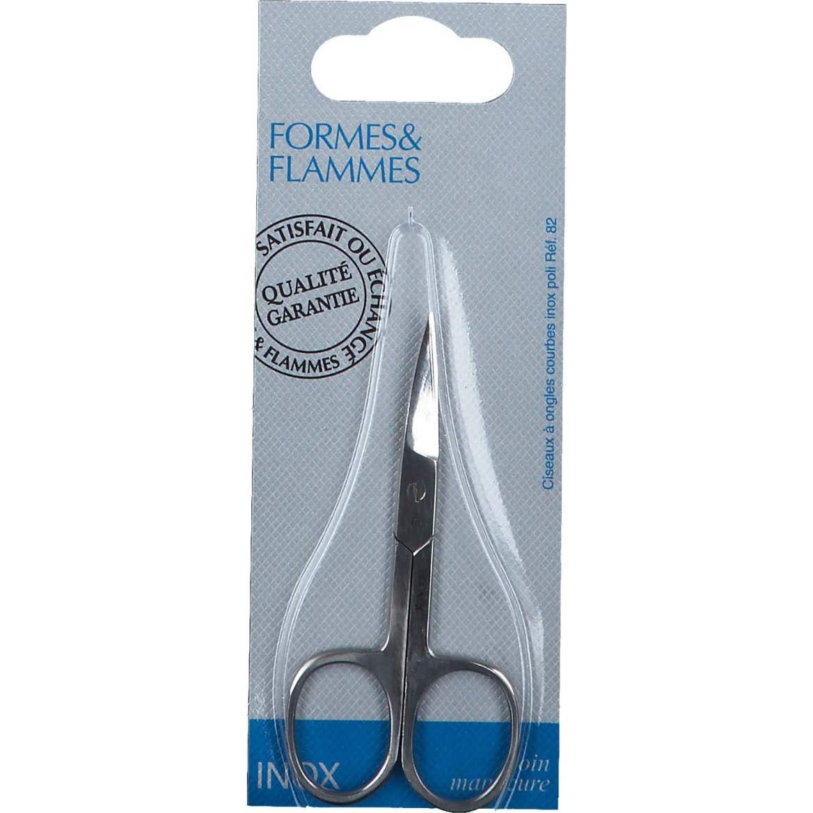 Formes Et Flammes Ciseaux À Ongles Courbes