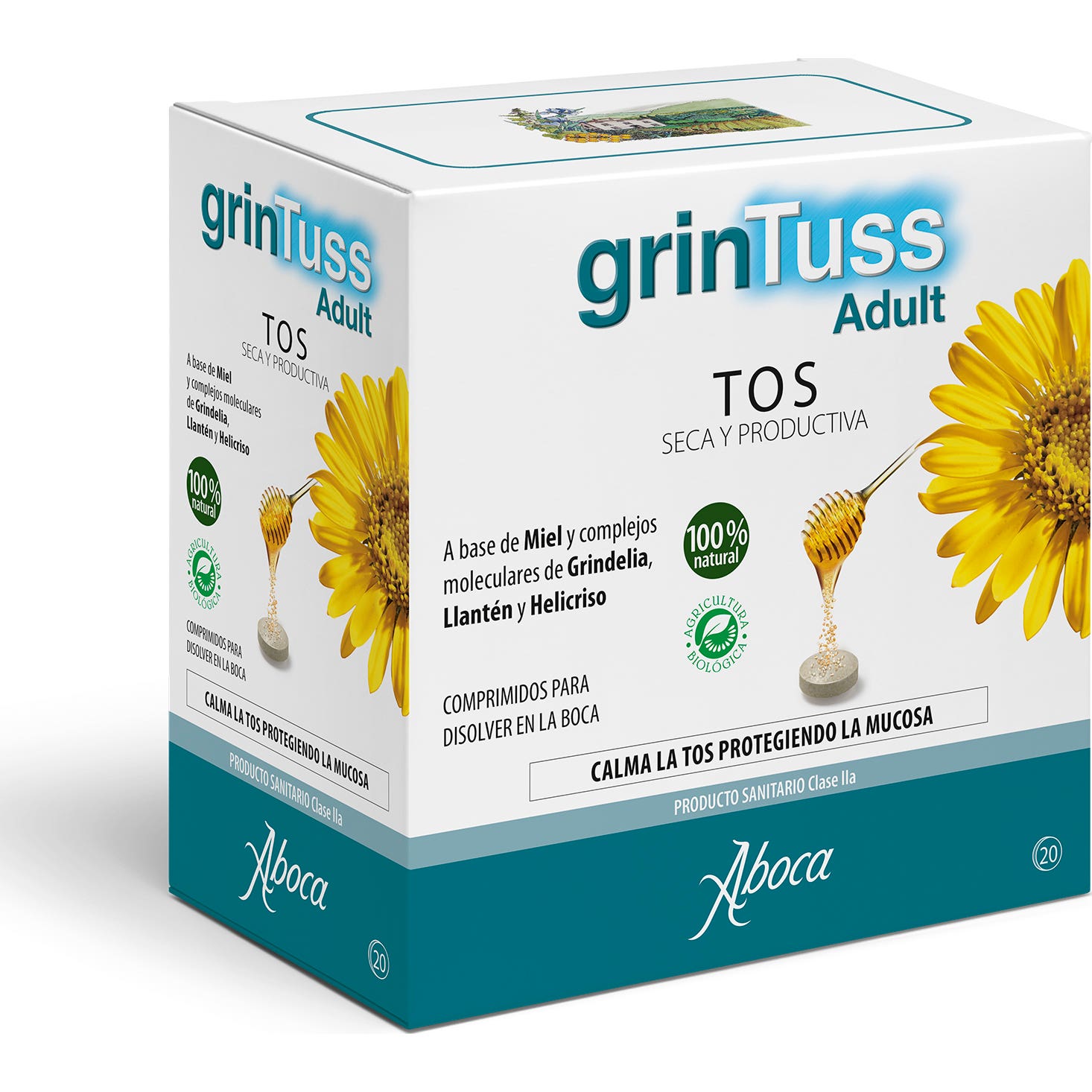 Aboca GrinTuss adulte avec Poliresin 20 Comp