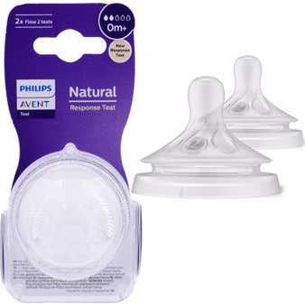 Philips Avent Tétine Natural Naissance Response +0M T2 2uts