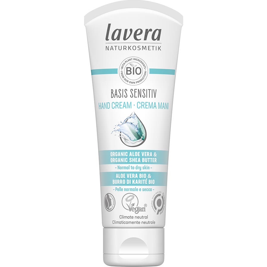 Lavera Basis Sensitiv Creme Mains Aloe 75ml
