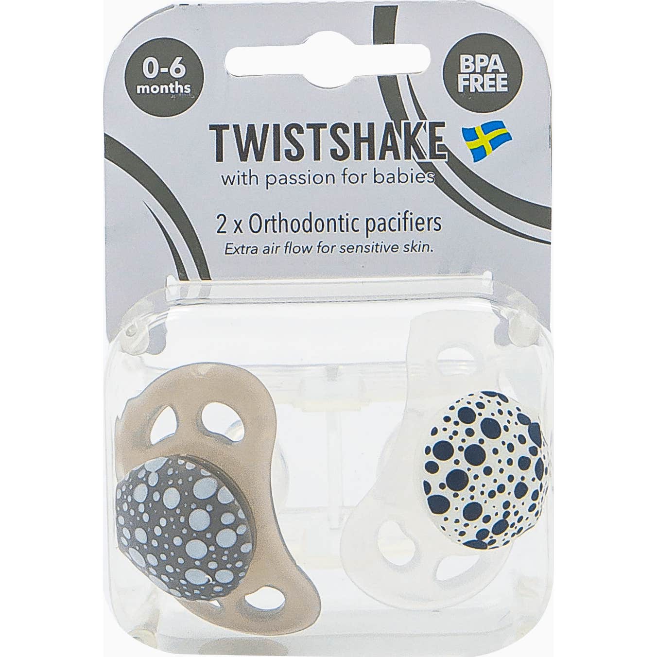 TwistShake Sucette 0-6M 2 Unités