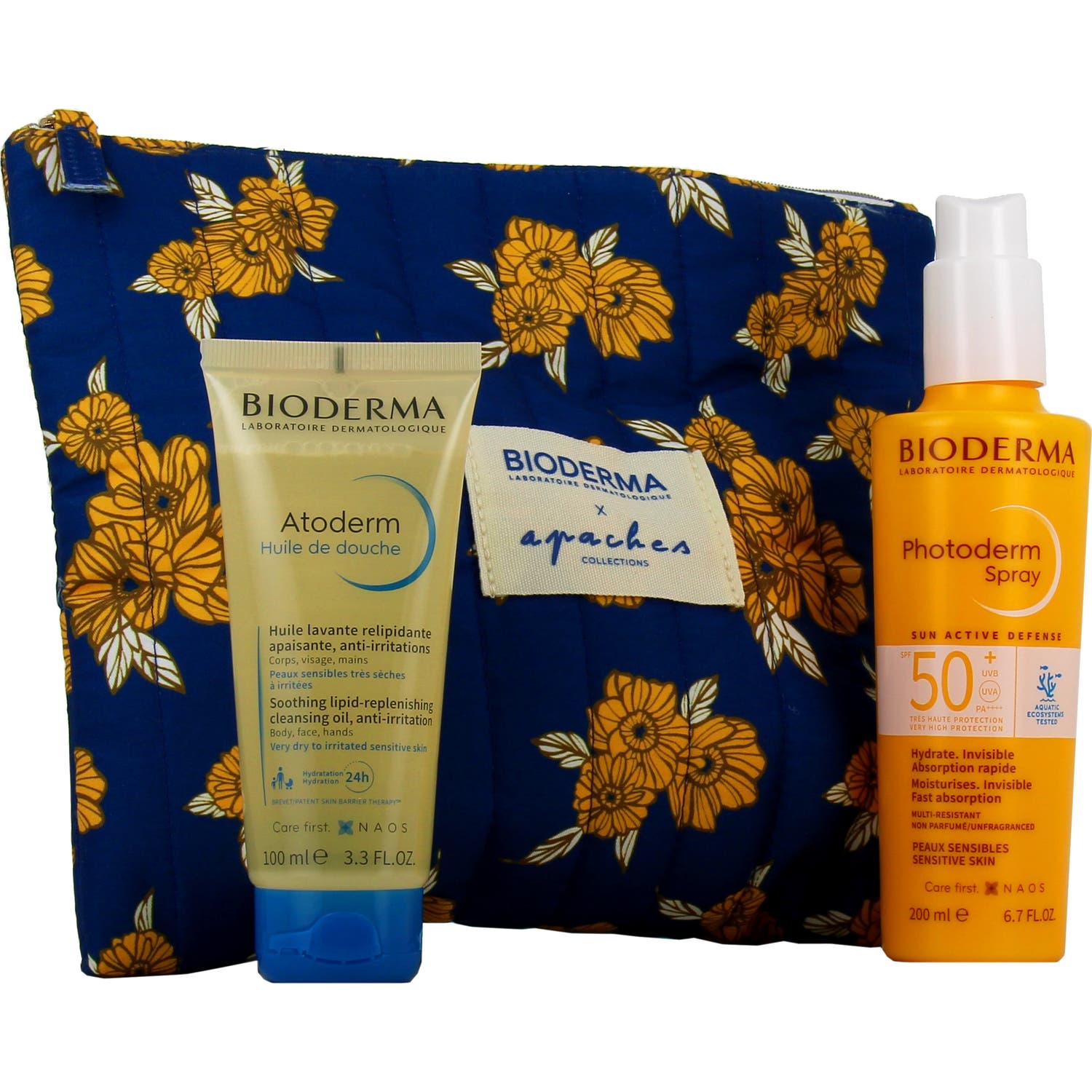 Bioderma Pack Photoderm Spray Spf50+ 200ml + Atoderm Douche 100ml