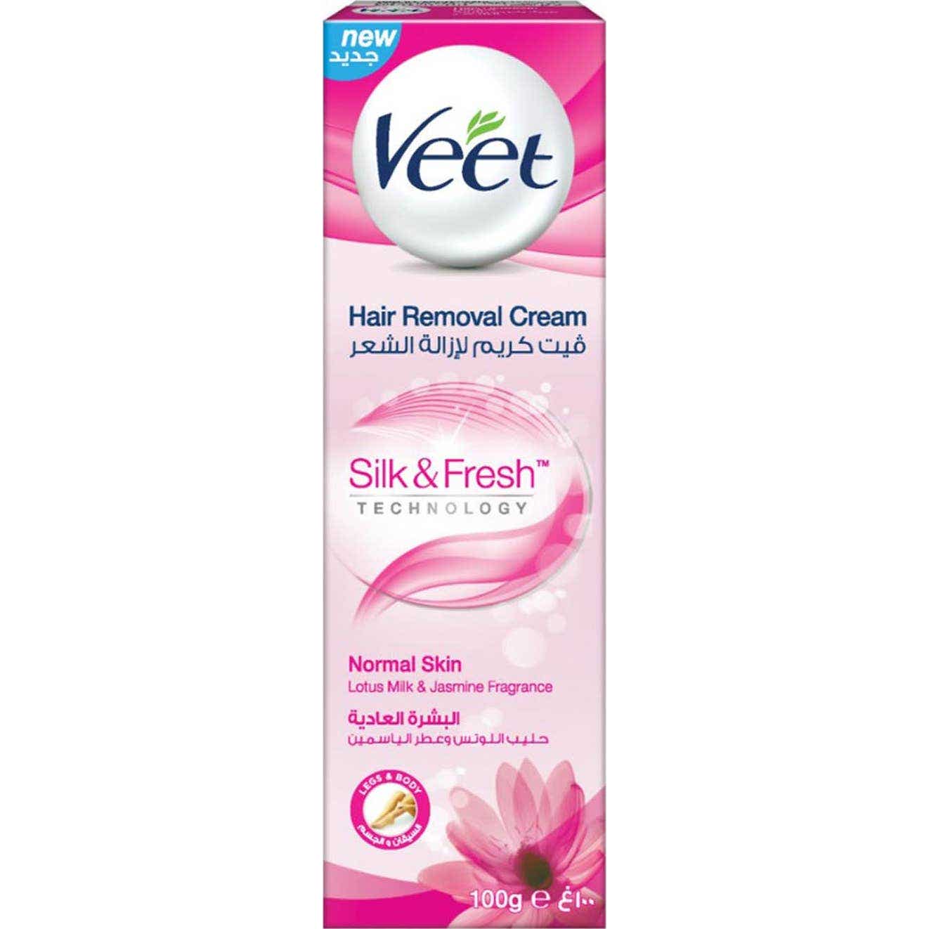 Veet Hair Removal Cream Silk and Fresh for Normal Skin 100ml