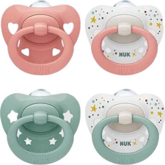 Nuk Family Love Sucette Silicone 6-18M 2uds