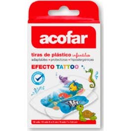Acofar Pansements Enfants Tattoo Ocean 16 Unités