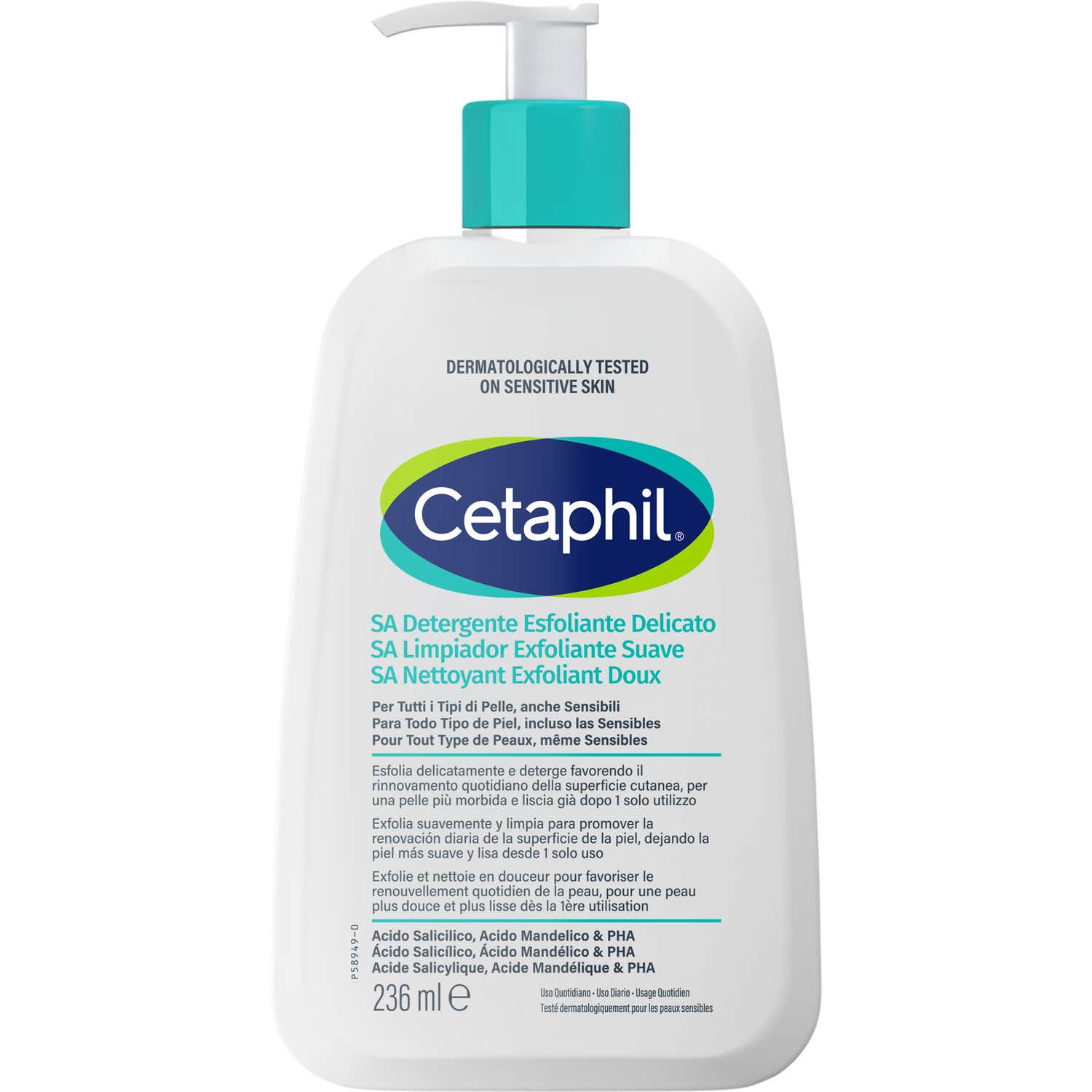 Cetaphil SA Nettoyant Exfoliant Doux 236 ml