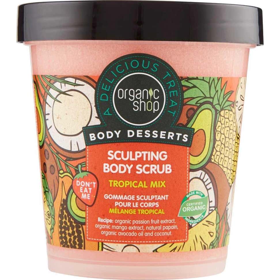 Organic Shop Exfoliating Body Scrub Tropical Blend 450ml