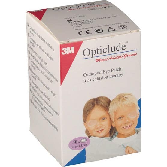 3M Opticlude Ad Pans 5,7Cmx8Cm 50