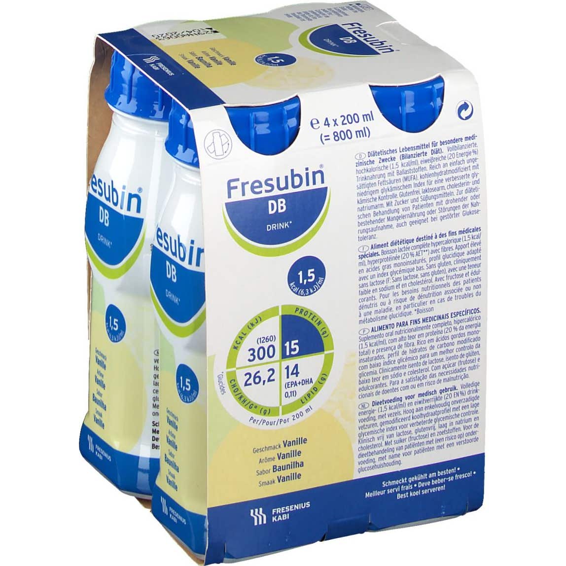 Fresubin Db Drink Vanille 4X200ml