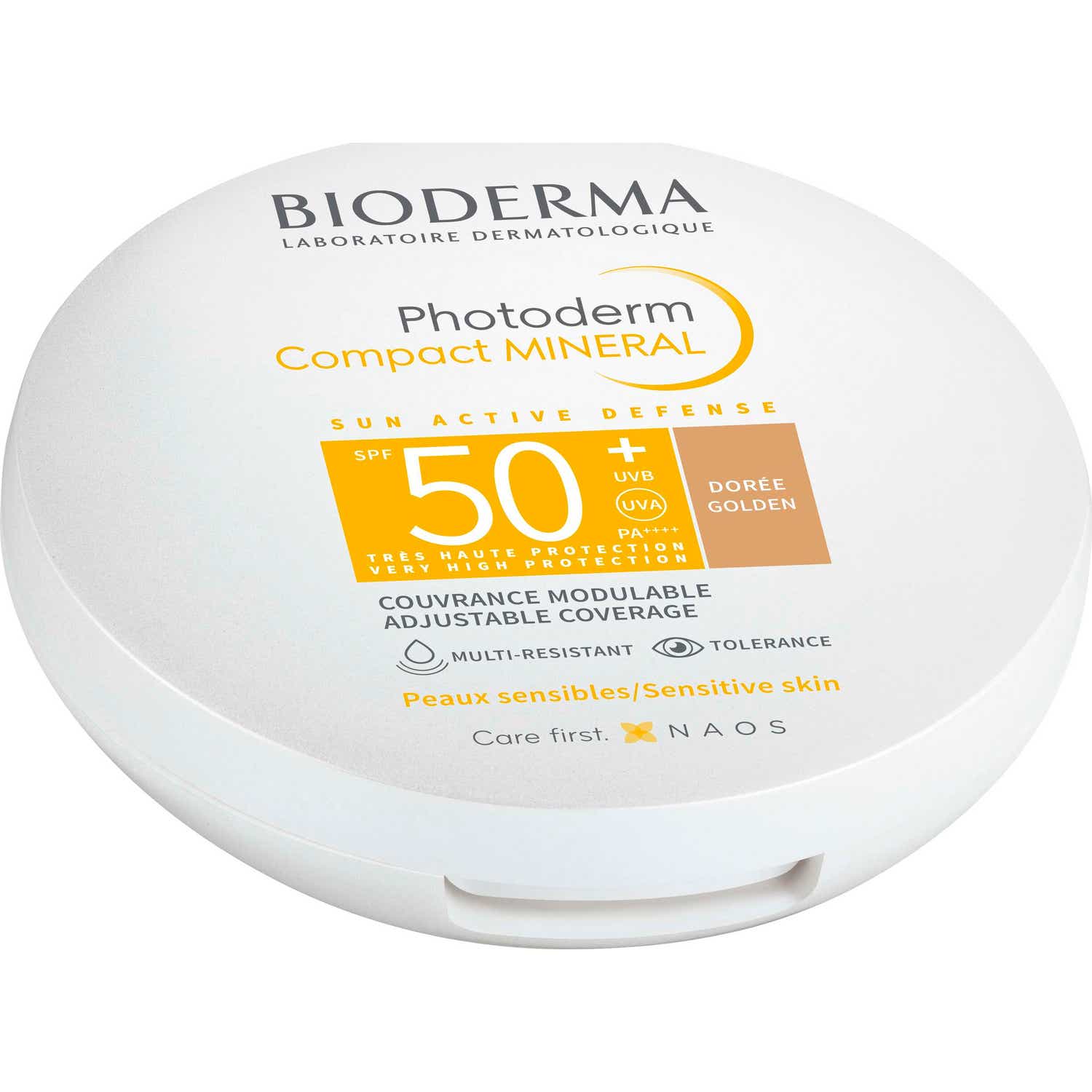 Bioderma Photoderm Compact Mineral SPF50+ Tono Dorado 10g