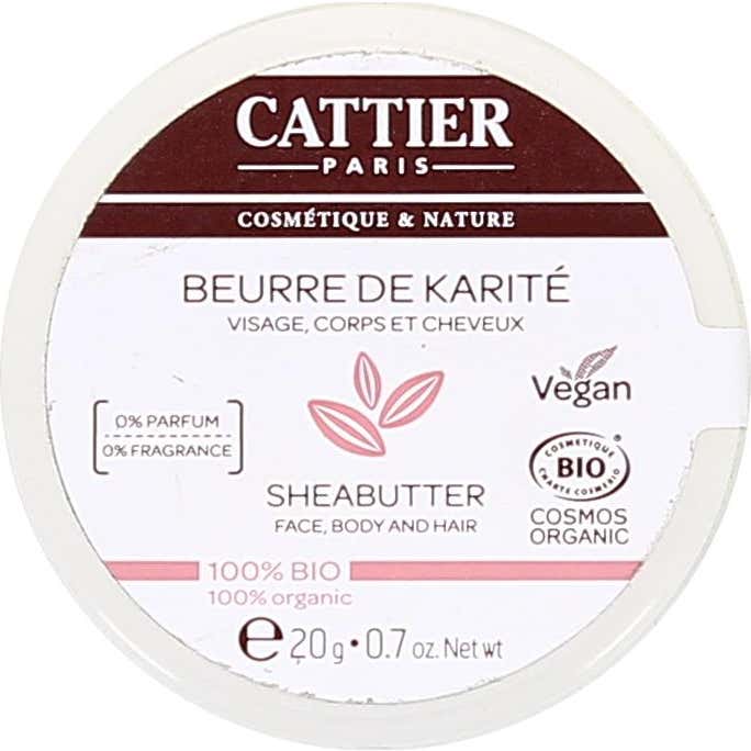Cattier Beurre De Karité 100% Bio 20g