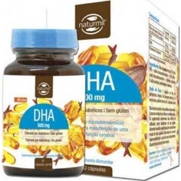 Naturmil Dha 500 Mg Sans Gluten 60 Capsules