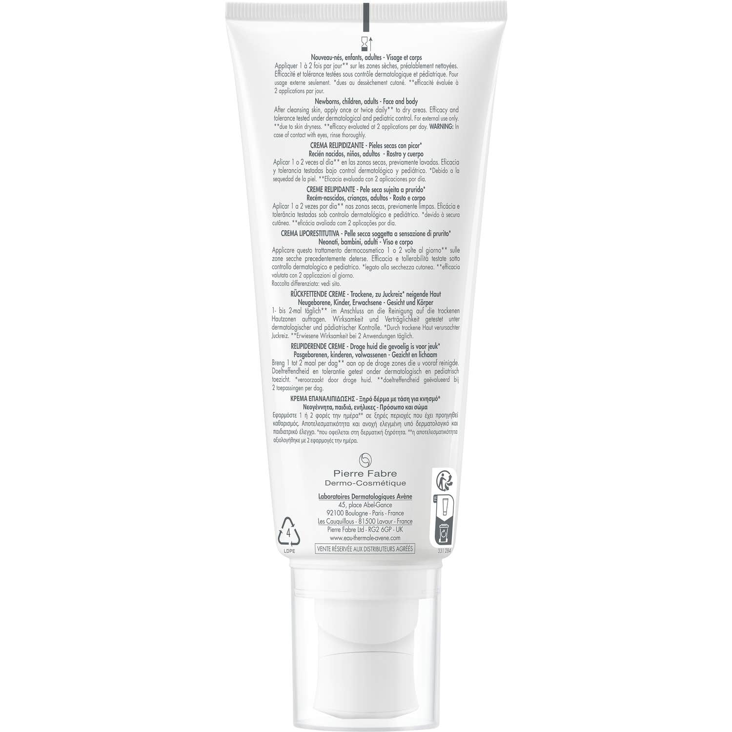 Avène Xeracalm AD Crème Relipidante 200 ml