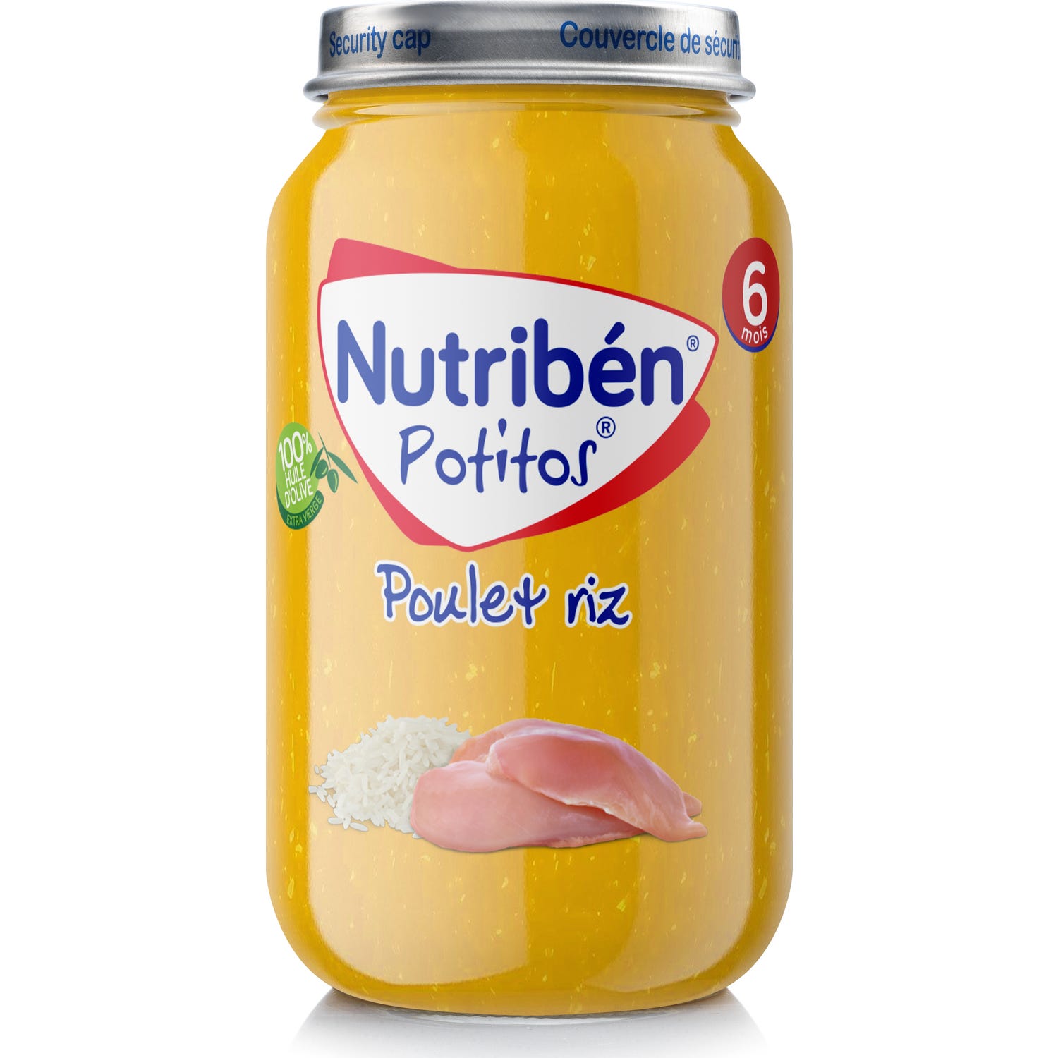 Nutribén® Potitos® Poulet, Riz 235g