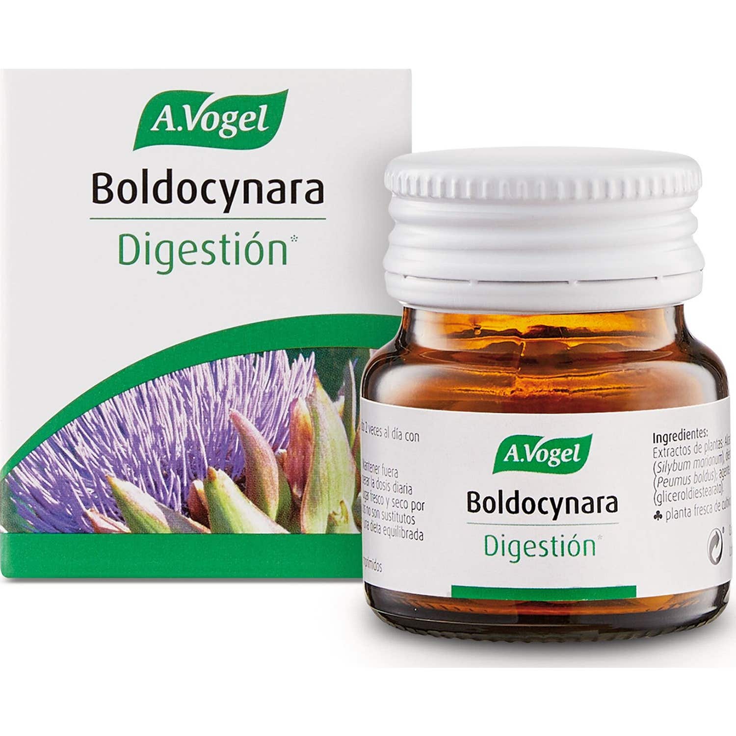 A.Vogel Boldocynara 60 Comp AlÃ­Vio Do InchaÃ§O Abdominal-image