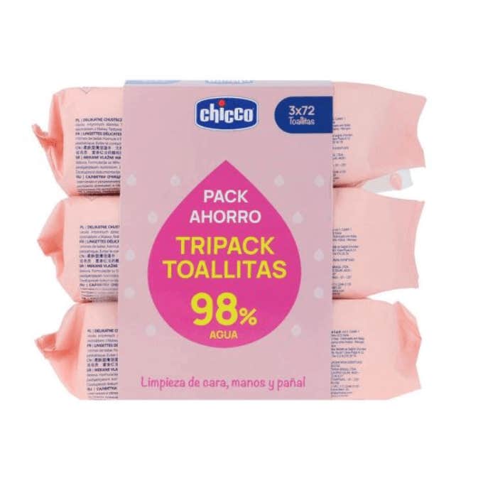 Toallitas Humedas Chicco 3 X 72 Toallitas *