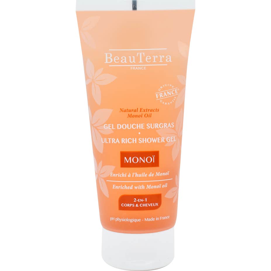 BeauTerra Gel Douche Surgras Monoï 200ml