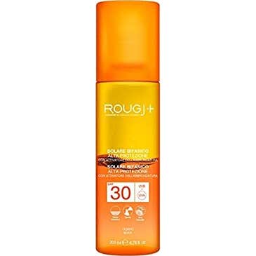 Rougj Ecran solaire biphasé avec activateur SPF30 200ml