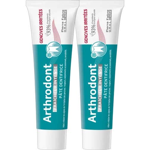 Arthrodont Dentifrice Fraicheur Intense 2x75 ml
