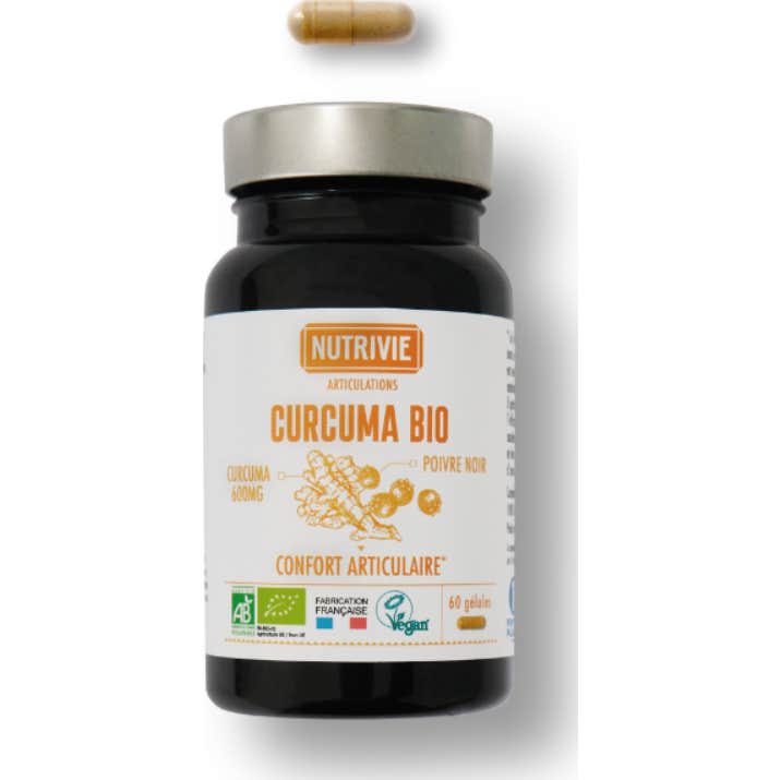 Nutrivie Curcuma et poivre noir Bio 60caps