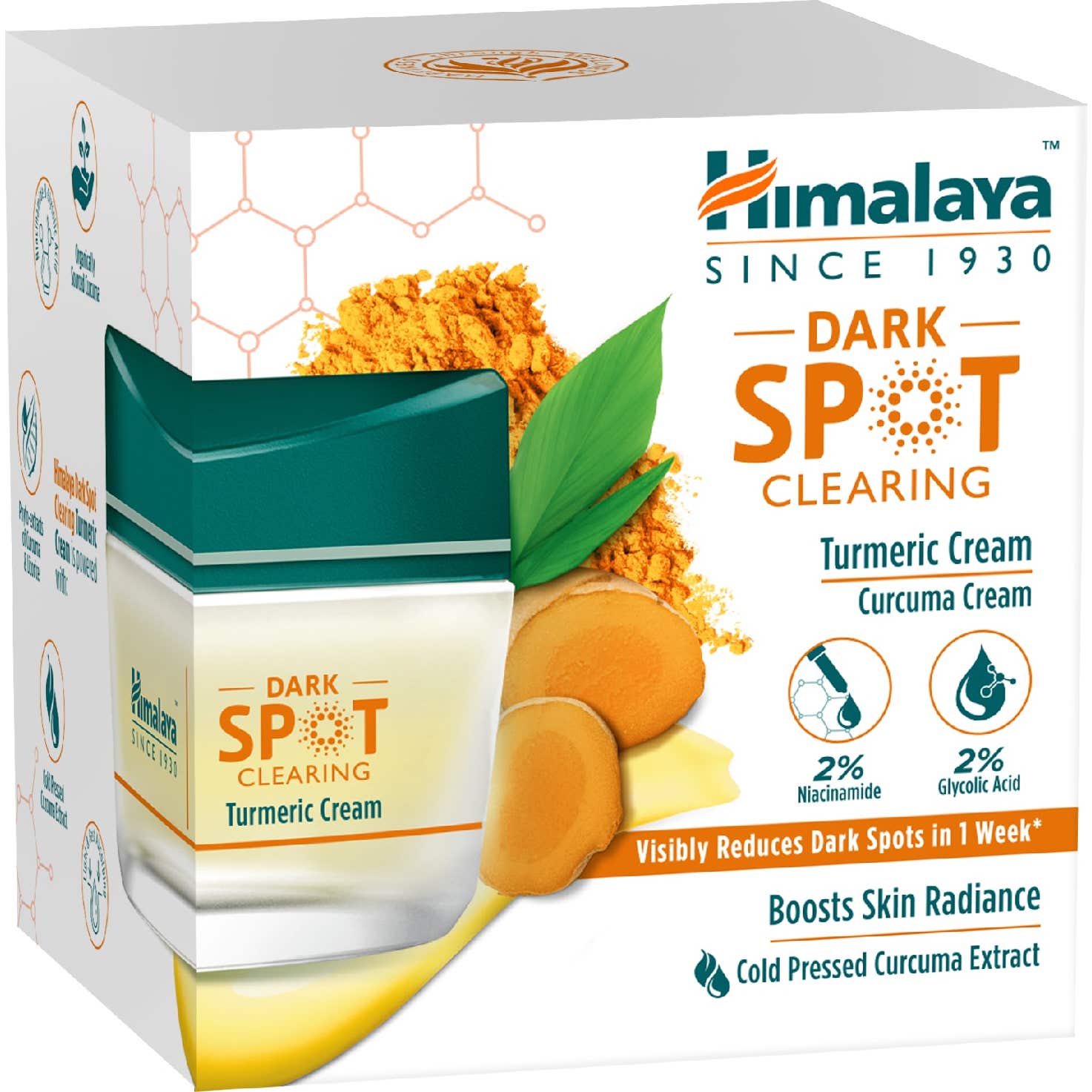 Himalaya Crème Visage Anti-taches Brunes Curcuma 50 ml