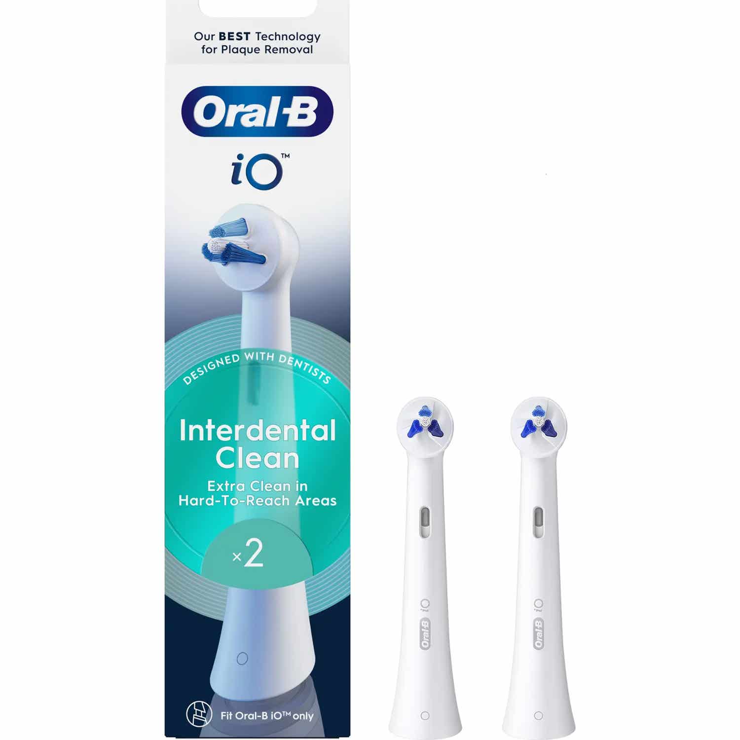 Oral-B iO Specialised Clean Tête Brosse Électrique Rech 1 Paire