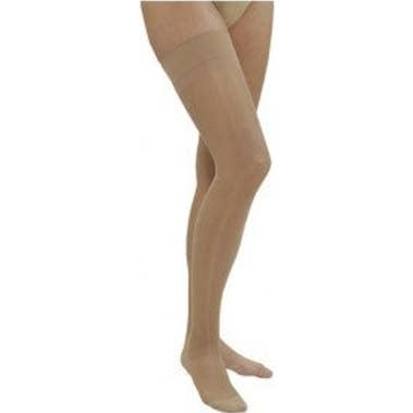 Medilast bas long avec dentelle beige T-XL 1 paire