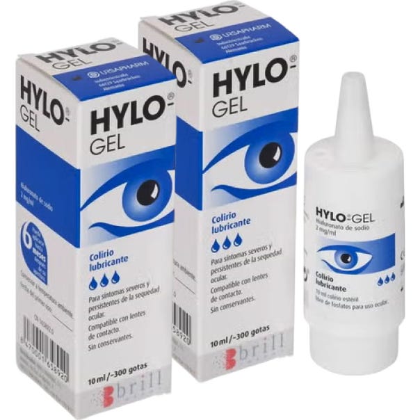 Hylo-Gel Collyre Lubrifiant 2x10 ml