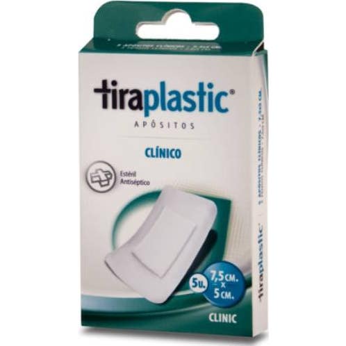 Tiraplastic Pansement Résistant à l'Eau 7,5x5cm 5uts