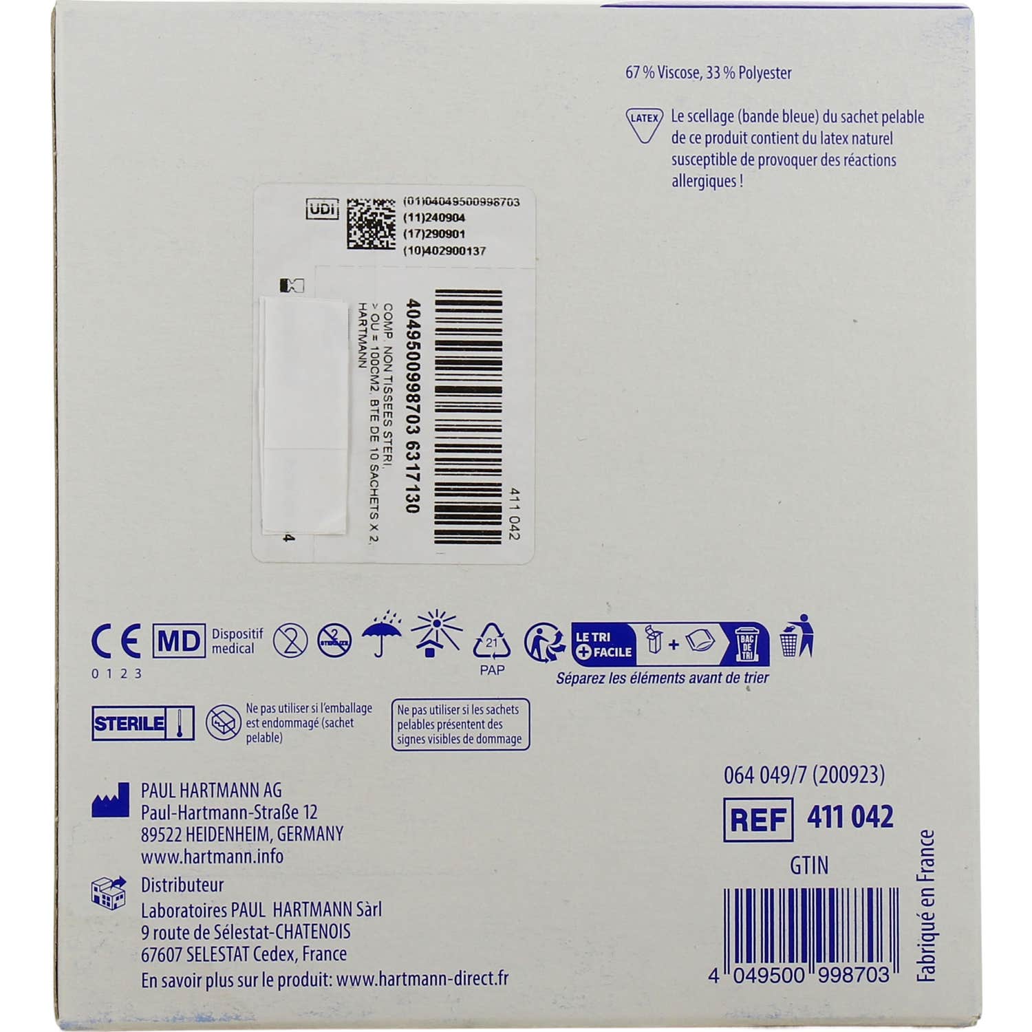 Medicomp Comp St 10X10 2 10 T Medicomp Comp St 10X10 2 10 T
