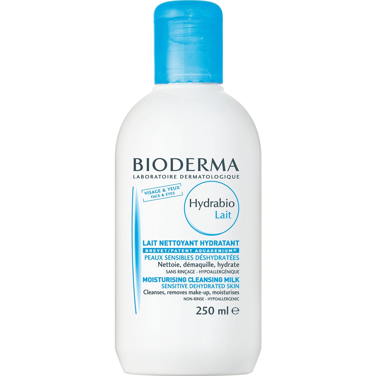 Bioderma Hydrabio Lait Nettoyant Hydratant 250ml
