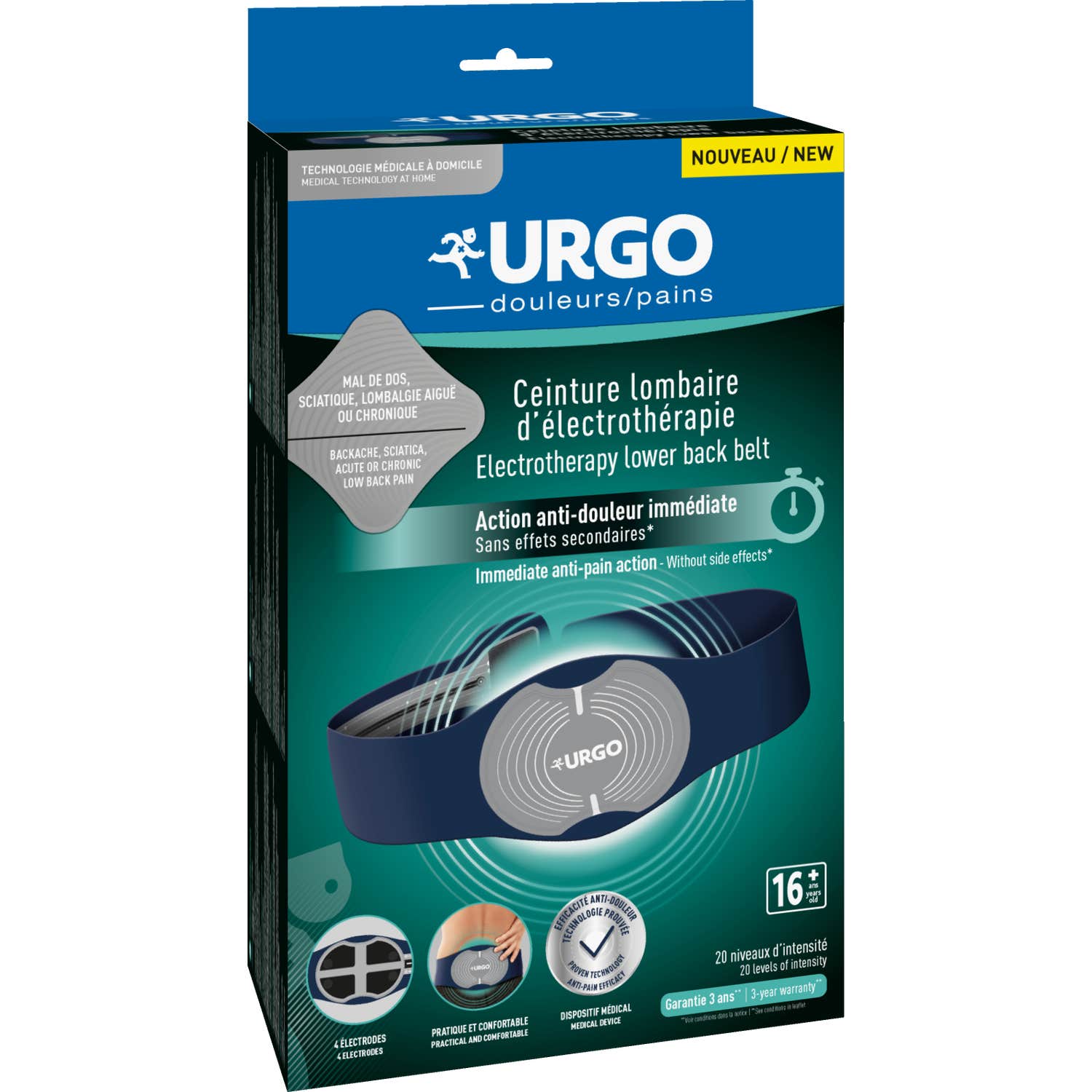 Urgo Ceinture Lombaire Électrothérapie