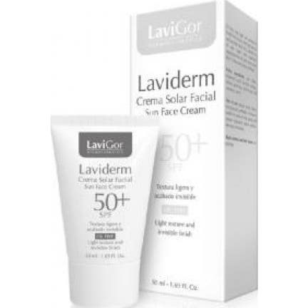 Lavigor Laviderm Crème solaire pour le visage SPF50 sans huile 50ml
