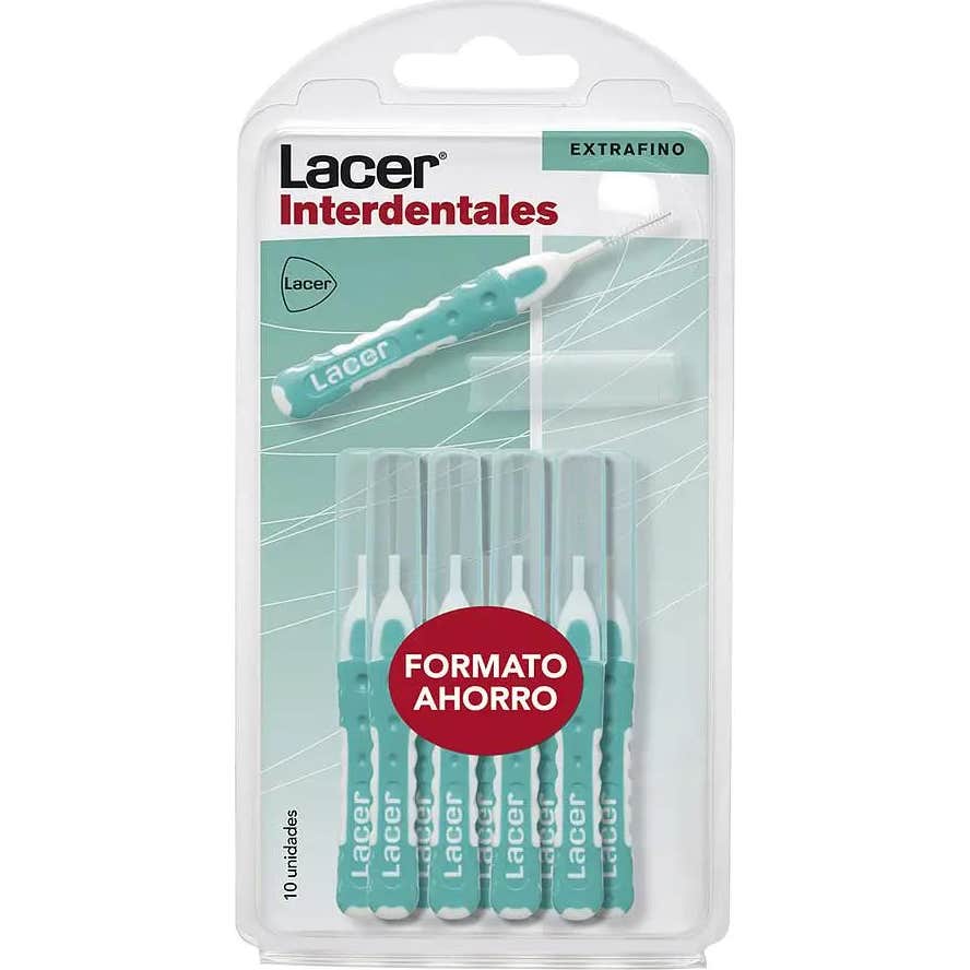 Lacer Interdental extrafino recto recto 10uds