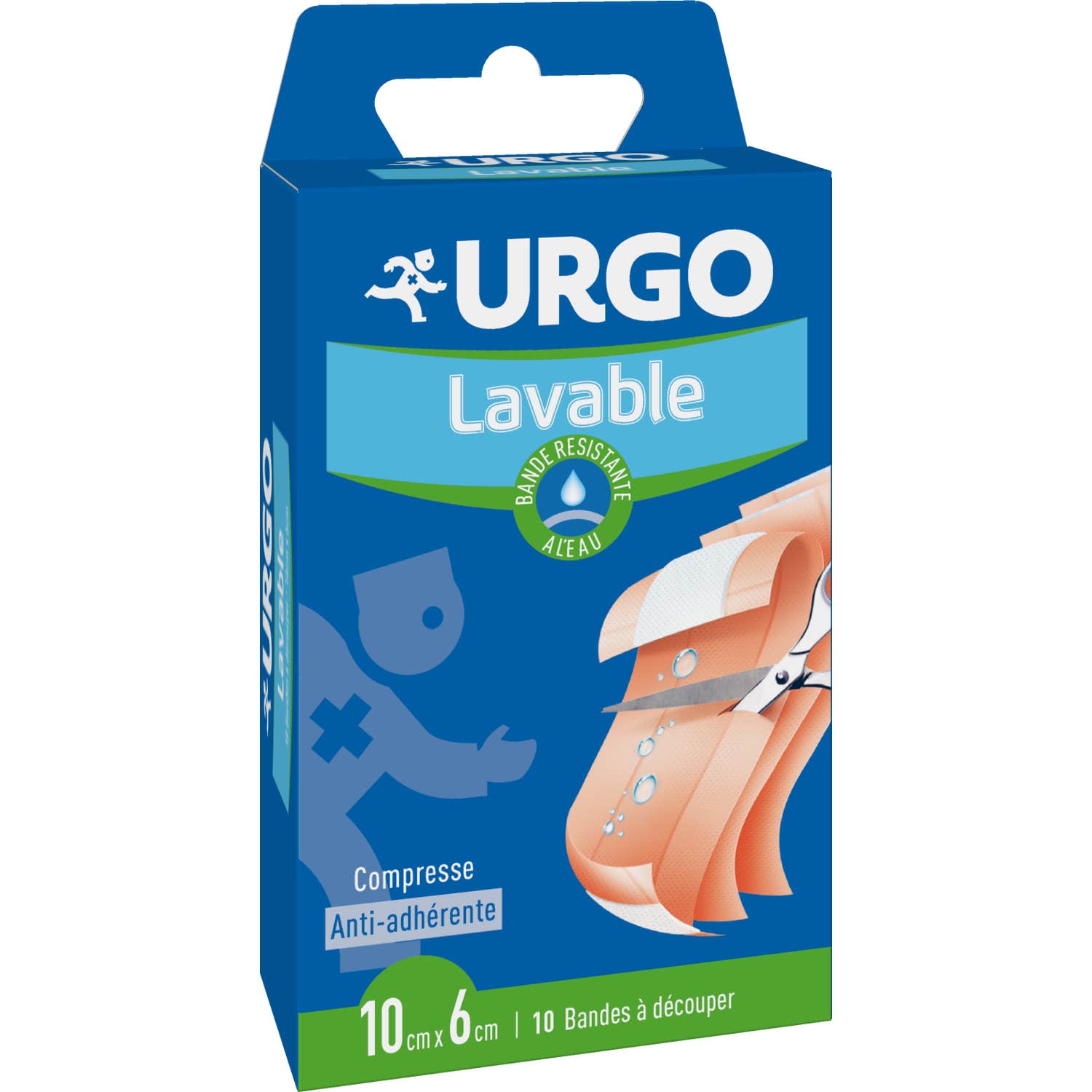 Urgo Lavable Bandes À Découper 10X6cm Taille 10