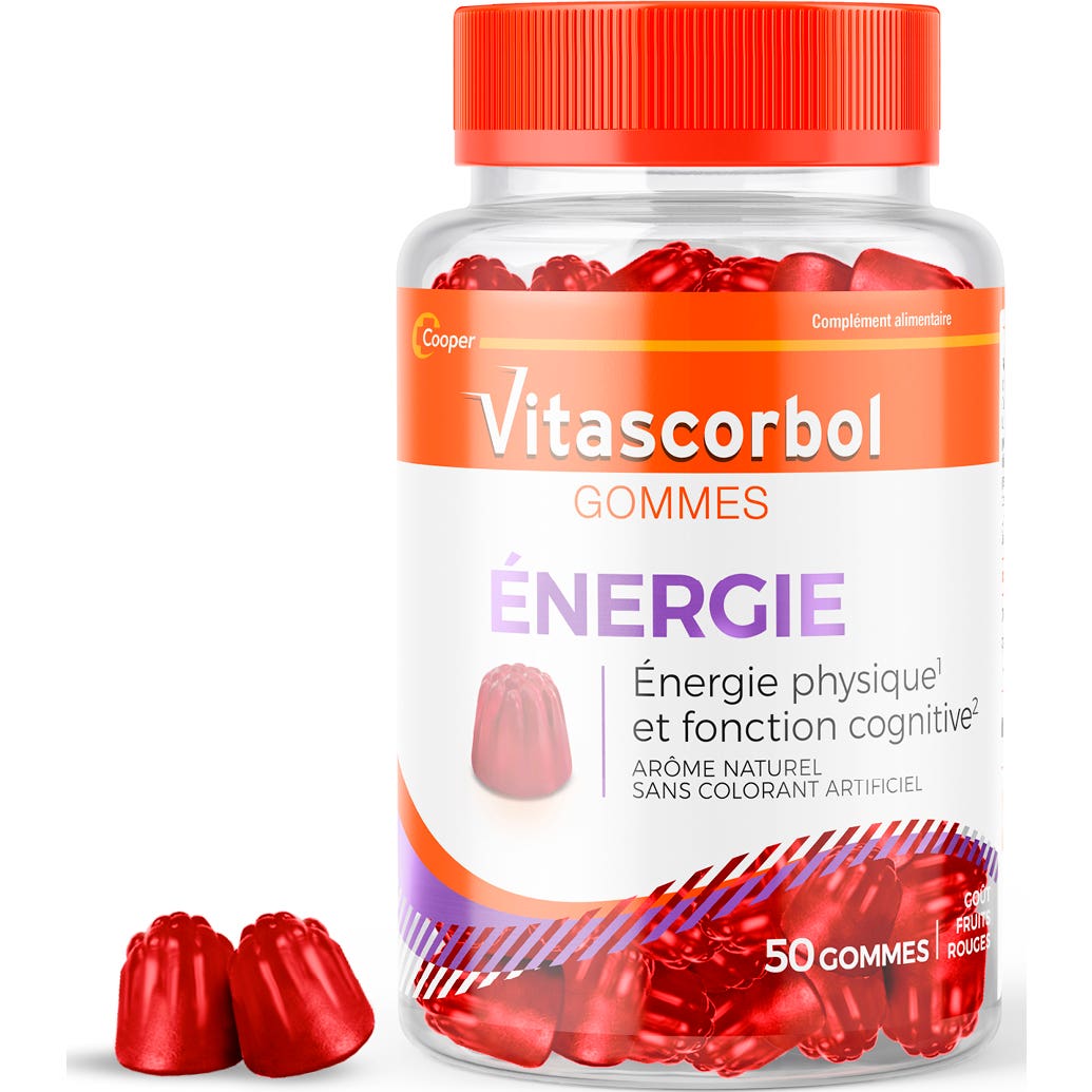Vitascorbol Énergie 50 Gommes