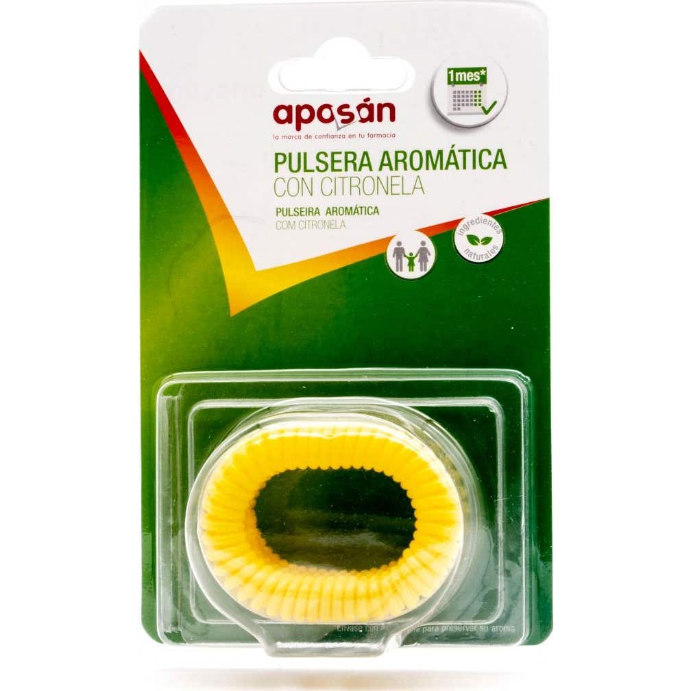 Aposán Bracelet Printemps Aromatique avec Citronnelle Jaune 3uts