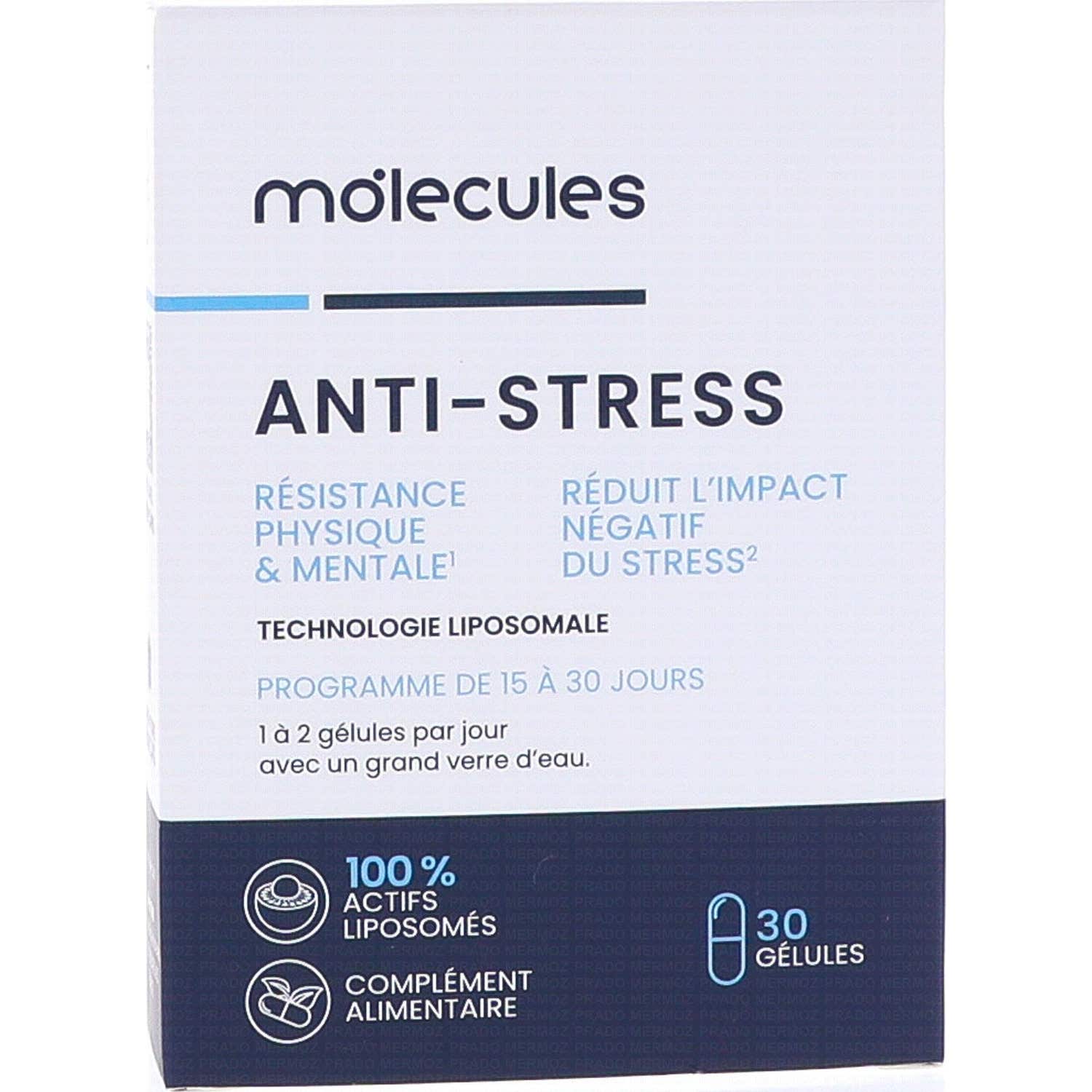 Prescription Nature Molecules Anti-Stress 30 Gélules