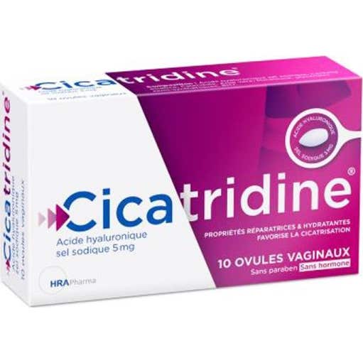 Cicatridine Ovules Vaginaux 10 Unités