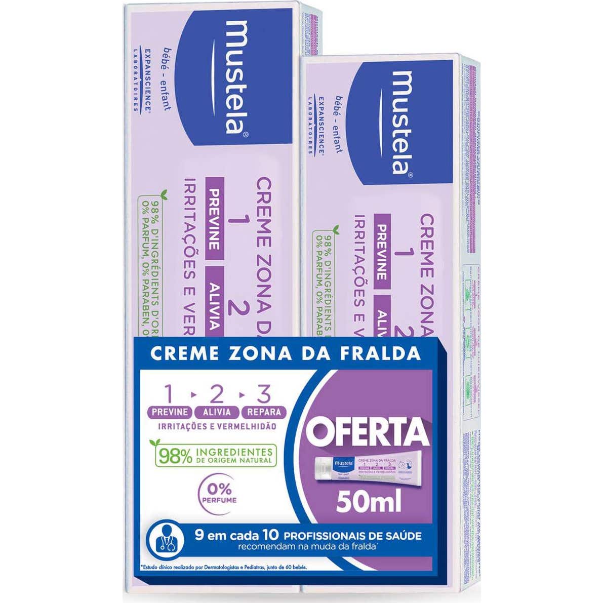 Mustela Crema Pañal 123 Duo 100ml+50ml