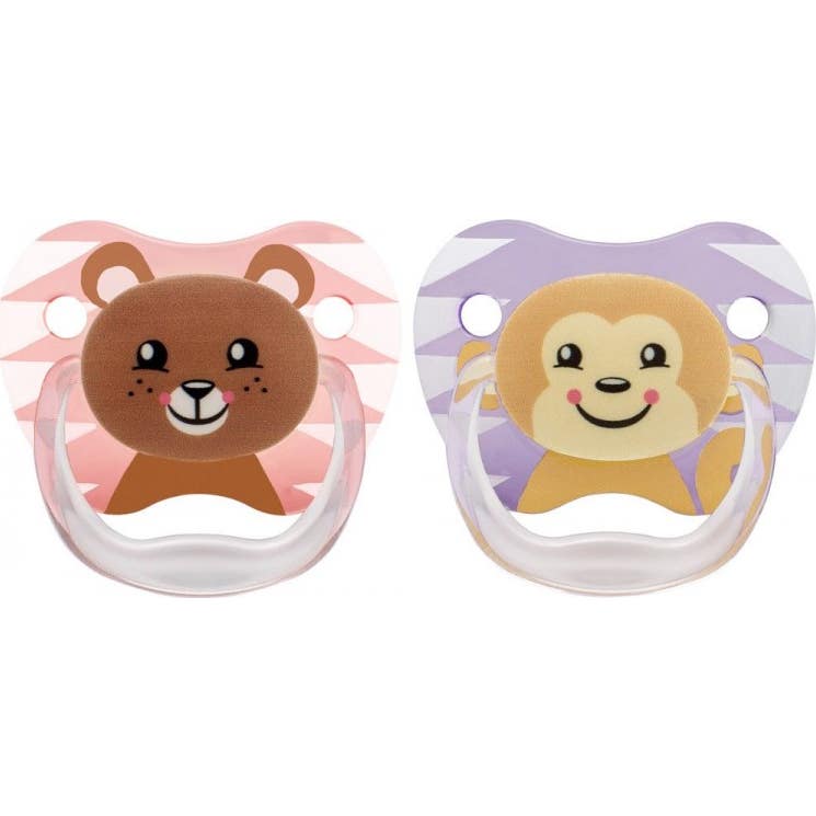 Dr Brown Prevent Animal Faces T6-18M 2uts