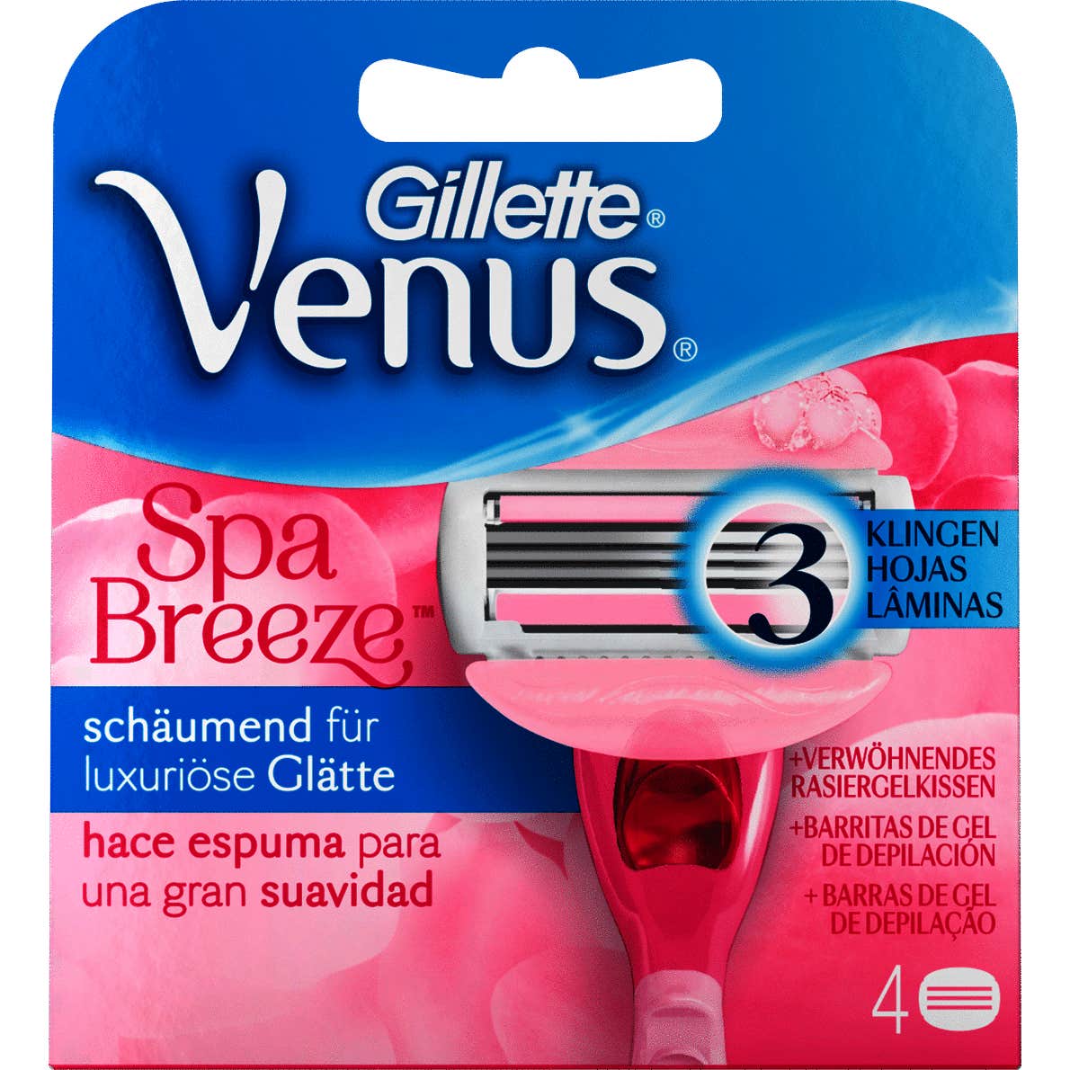 Recharge Venus Spa Breeze de Gillette 4u