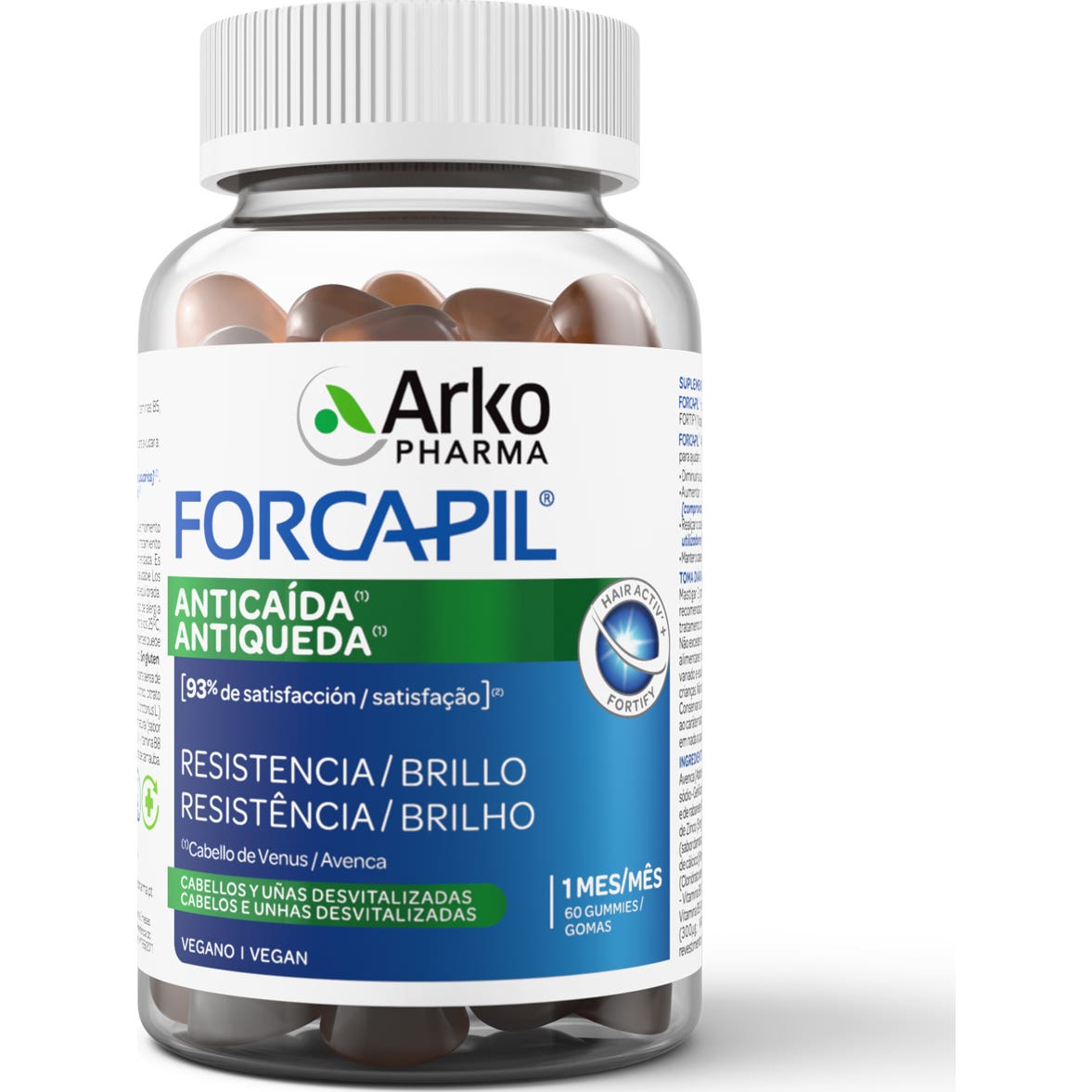 Arkopharma Forcapil Anti-Chute Gummies 60uts