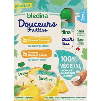 Blédina Gourde 100% Veg Multi 4x95g