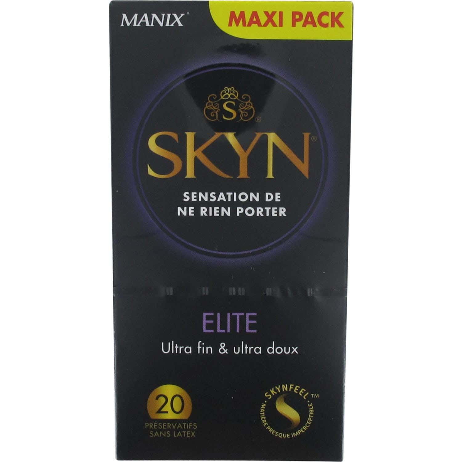Manix Skyn Elite 20 Préservatifs Sans Latex
