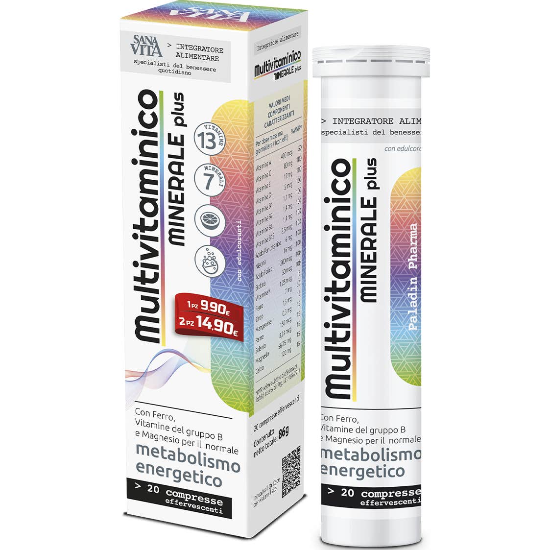 Sanavita Multivitaminé 20comp